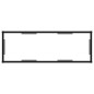 vidaXL Konsolentisch Transparent 100x35x75 cm Hartglas vidaXL Konsolentisch Transparent 100x35x75 cm Hartglas