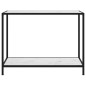 vidaXL Konsolentisch Weiß 100x35x75 cm Hartglas vidaXL Konsolentisch Weiß 100x35x75 cm Hartglas