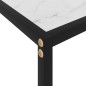 vidaXL Konsolentisch Weiß 100x35x75 cm Hartglas vidaXL Konsolentisch Weiß 100x35x75 cm Hartglas