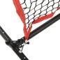 vidaXL Baseball-Netz Tragbar Schwarz und Rot 183x105x183 cm Polyester vidaXL Baseball-Netz Tragbar Schwarz und Rot 183x105x183 cm Polyester