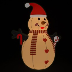 vidaXL Aufblasbarer Schneemann mit LEDs 300 cm