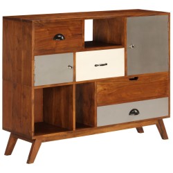 vidaXL Sideboard 115 x 35 x 86 cm Akazienholz Massiv