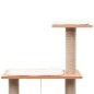vidaXL Katzen-Kratzbaum mit Sisal-Kratzmatte 123 cm vidaXL Katzen-Kratzbaum mit Sisal-Kratzmatte 123 cm