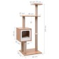 vidaXL Katzen-Kratzbaum mit Sisal-Kratzmatte 123 cm vidaXL Katzen-Kratzbaum mit Sisal-Kratzmatte 123 cm