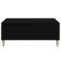 vidaXL Couchtisch Schwarz 90x50x36,5 cm Holzwerkstoff vidaXL Couchtisch Schwarz 90x50x36,5 cm Holzwerkstoff
