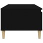 vidaXL Couchtisch Schwarz 90x50x36,5 cm Holzwerkstoff vidaXL Couchtisch Schwarz 90x50x36,5 cm Holzwerkstoff