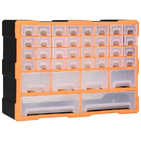 vidaXL Multi-Schubladen-Organizer mit 40 Schubladen 52x16x37,5 cm 
