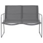 vidaXL 4-tlg. Garten-Lounge-Set Stoff und Stahl Grau vidaXL 4-tlg. Garten-Lounge-Set Stoff und Stahl Grau