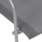 vidaXL 4-tlg. Garten-Lounge-Set Stoff und Stahl Grau vidaXL 4-tlg. Garten-Lounge-Set Stoff und Stahl Grau