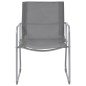 vidaXL 4-tlg. Garten-Lounge-Set Stoff und Stahl Grau vidaXL 4-tlg. Garten-Lounge-Set Stoff und Stahl Grau
