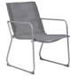 vidaXL 4-tlg. Garten-Lounge-Set Stoff und Stahl Grau vidaXL 4-tlg. Garten-Lounge-Set Stoff und Stahl Grau