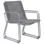vidaXL 4-tlg. Garten-Lounge-Set Stoff und Stahl Grau vidaXL 4-tlg. Garten-Lounge-Set Stoff und Stahl Grau