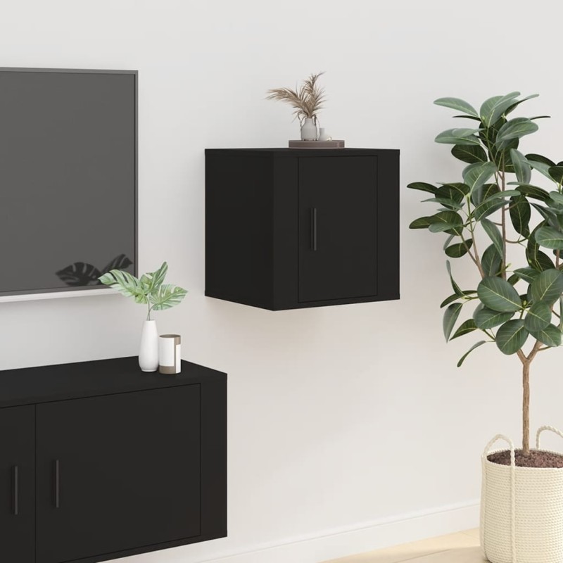 vidaXL TV-Wandschrank Schwarz 40x34,5x40 cm vidaXL TV-Wandschrank Schwarz 40x34,5x40 cm