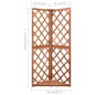 vidaXL Eckspalier 50x50x145 cm Massivholz Tanne vidaXL Eckspalier 50x50x145 cm Massivholz Tanne