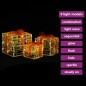 vidaXL LED-Geschenkboxen 3 Stk. Weihnachtsdekoration Warmweiß vidaXL LED-Geschenkboxen 3 Stk. Weihnachtsdekoration Warmweiß
