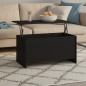 vidaXL Couchtisch Schwarz 102x55,5x52,5 cm Holzwerkstoff vidaXL Couchtisch Schwarz 102x55,5x52,5 cm Holzwerkstoff