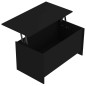 vidaXL Couchtisch Schwarz 102x55,5x52,5 cm Holzwerkstoff vidaXL Couchtisch Schwarz 102x55,5x52,5 cm Holzwerkstoff