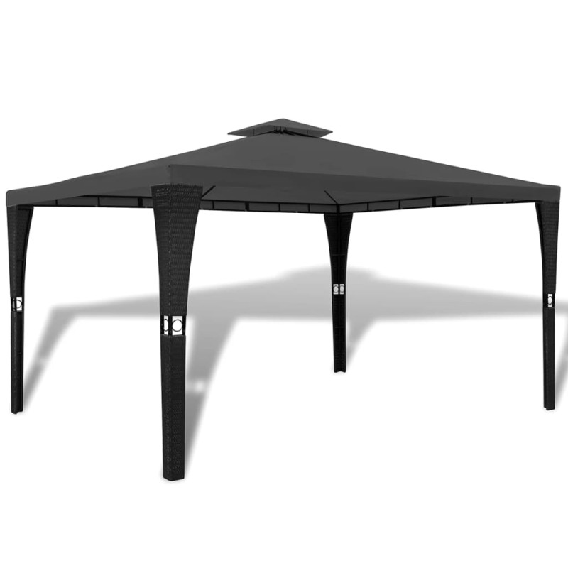 vidaXL Gartenpavillon mit Dach 3 x 4 m Dunkelgrau vidaXL Gartenpavillon mit Dach 3 x 4 m Dunkelgrau