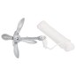 Klappanker mit Seil Silbern 3,2 kg Temperguss Klappanker mit Seil Silbern 3,2 kg Temperguss