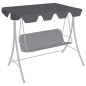 vidaXL Ersatzdach für Hollywoodschaukel Anthrazit 150/130x70/105 cm vidaXL Ersatzdach für Hollywoodschaukel Anthrazit 150/130x70/105 cm