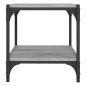 vidaXL TV-Schrank Grau Sonoma 40x33x41 cm Holzwerkstoff und Stahl vidaXL TV-Schrank Grau Sonoma 40x33x41 cm Holzwerkstoff und Stahl