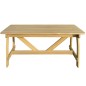 vidaXL Gartentisch 150 x 74 x 75 cm Imprägniertes Kiefernholz vidaXL Gartentisch 150 x 74 x 75 cm Imprägniertes Kiefernholz