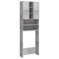 vidaXL Waschmaschinenschrank Betongrau 64x25,5x190 cm vidaXL Waschmaschinenschrank Betongrau 64x25,5x190 cm