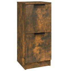 vidaXL Sideboard Räuchereiche 30x30x70 cm Holzwerkstoff