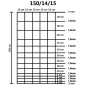 vidaXL Gartenzaun Verzinkter Stahl 50 m 150 cm Silbern vidaXL Gartenzaun Verzinkter Stahl 50 m 150 cm Silbern