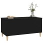 vidaXL Couchtisch Schwarz 90x44,5x45 cm Holzwerkstoff vidaXL Couchtisch Schwarz 90x44,5x45 cm Holzwerkstoff