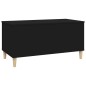 vidaXL Couchtisch Schwarz 90x44,5x45 cm Holzwerkstoff vidaXL Couchtisch Schwarz 90x44,5x45 cm Holzwerkstoff