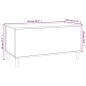 vidaXL Couchtisch Schwarz 90x44,5x45 cm Holzwerkstoff vidaXL Couchtisch Schwarz 90x44,5x45 cm Holzwerkstoff