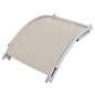 vidaXL Klappbare Sonnenliegen 2 Stk. Cremeweiß Textilene vidaXL Klappbare Sonnenliegen 2 Stk. Cremeweiß Textilene