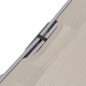vidaXL Klappbare Sonnenliegen 2 Stk. Cremeweiß Textilene vidaXL Klappbare Sonnenliegen 2 Stk. Cremeweiß Textilene