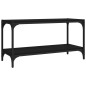 vidaXL TV-Schrank Schwarz 80x33x41 cm Holzwerkstoff und Stahl vidaXL TV-Schrank Schwarz 80x33x41 cm Holzwerkstoff und Stahl