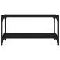 vidaXL TV-Schrank Schwarz 80x33x41 cm Holzwerkstoff und Stahl vidaXL TV-Schrank Schwarz 80x33x41 cm Holzwerkstoff und Stahl