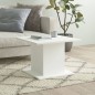 vidaXL Couchtisch Weiß 55,5x55,5x40 cm Holzwerkstoff vidaXL Couchtisch Weiß 55,5x55,5x40 cm Holzwerkstoff
