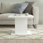 vidaXL Couchtisch Weiß 55,5x55,5x40 cm Holzwerkstoff vidaXL Couchtisch Weiß 55,5x55,5x40 cm Holzwerkstoff