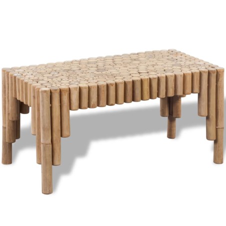 vidaXL Couchtisch Bambus 