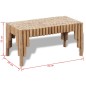 vidaXL Couchtisch Bambus vidaXL Couchtisch Bambus