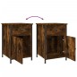 vidaXL Nachttische 2 Stk. Räuchereiche 40x42x60 cm Holzwerkstoff vidaXL Nachttische 2 Stk. Räuchereiche 40x42x60 cm Holzwerkstoff