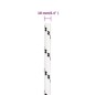 vidaXL Arbeitsseil Weiß 10 mm 100 m Polyester vidaXL Arbeitsseil Weiß 10 mm 100 m Polyester