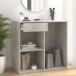 vidaXL Kosmetikschrank Betongrau 80x40x75 cm Holzwerkstoff vidaXL Kosmetikschrank Betongrau 80x40x75 cm Holzwerkstoff