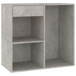vidaXL Kosmetikschrank Betongrau 80x40x75 cm Holzwerkstoff