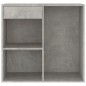 vidaXL Kosmetikschrank Betongrau 80x40x75 cm Holzwerkstoff vidaXL Kosmetikschrank Betongrau 80x40x75 cm Holzwerkstoff