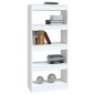 vidaXL Bücherregal/Raumteiler Weiß 60x30x135 cm Holzwerkstoff vidaXL Bücherregal/Raumteiler Weiß 60x30x135 cm Holzwerkstoff