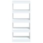 vidaXL Bücherregal/Raumteiler Weiß 60x30x135 cm Holzwerkstoff vidaXL Bücherregal/Raumteiler Weiß 60x30x135 cm Holzwerkstoff