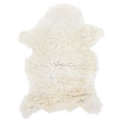 vidaXL Schafpelz Creme 70x100 cm