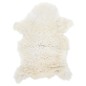 vidaXL Schafpelz Creme 70x100 cm