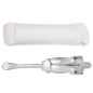 Klappanker mit Seil Silbern 4 kg Temperguss Klappanker mit Seil Silbern 4 kg Temperguss